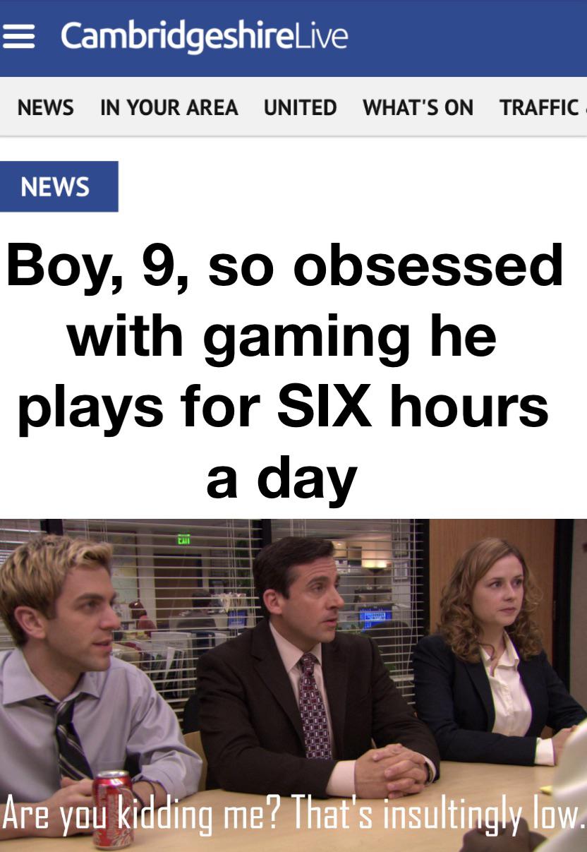 ot-memes star-wars-memes ot-memes text: = CambridgeshireLive NEWS IN YOUR AREA UNITED WHAT'S ON TRAFFIC NEWS Boy, 9, so obsessed with gaming he plays for SIX hours a day Are 