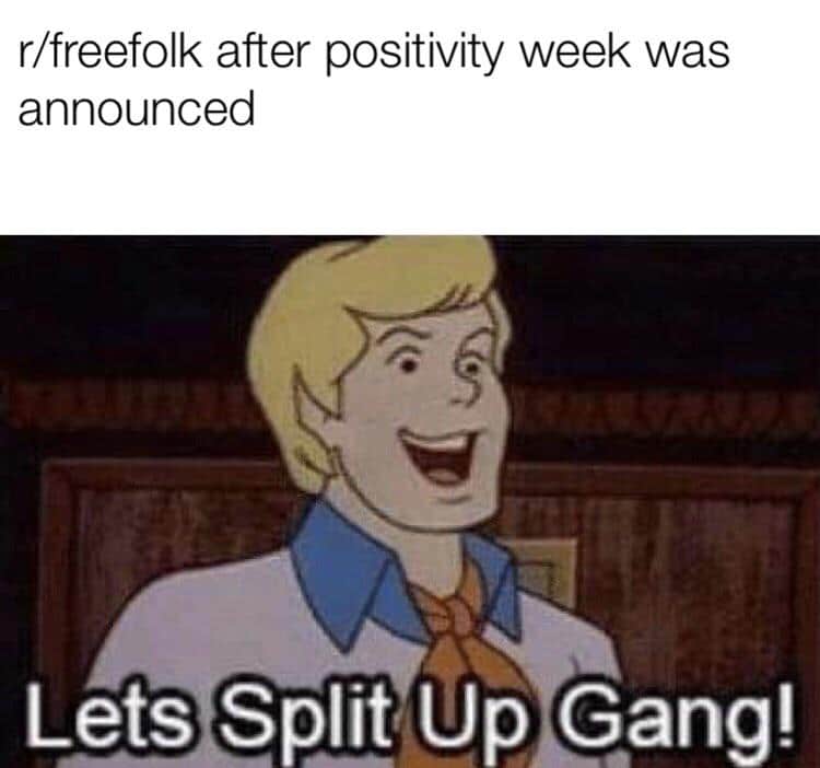 game-of-thrones game-of-thrones-memes game-of-thrones text: r/freefolk after positivity week was announced Lets 