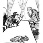 political-memes political text: "Listen, are you going to be loyal to me or to that (expletive deleted) Constitution?" GOP A New Yorker cartoon from May 31, 1974  political