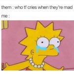 depression-memes depression text: them : who tf cries when they