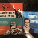 feminine-memes women text: ARTISTS AND ATHLETES, PIRATES AND PUNKS, AND OTHER REVOLUTIONARIES WHO SHAPED HISTORY WRITTEN BY KATE SCHATZ ILLUSTRATED BY MIRIAM KLEIN STAHL RAD WOMEN WORLDWIDE the QUEEN OF SUPREME. RUTH BADER GINSBURG MARY ZAIA YOU CAN