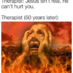 christian-memes christian text: Therapist: Jesus isn