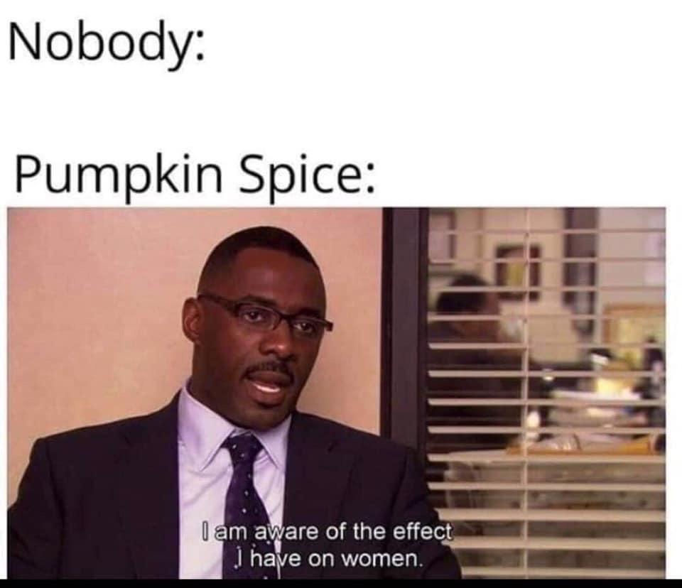 other other-memes other text: Nobody: Pumpkin Spice: m a: are Of the ha e o n women • 