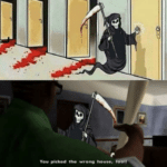 Grim Reaper you picked the wrong house fool gaming meme template blank big smoke