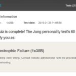 depression-memes depression text: Tests (20) v this 3 test Report information Ix38B Gender: Articles v Test date: 2019-01-25 The quiz is complete! The Jung personality test