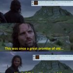 game-of-thrones-memes game-of-thrones text: 48k 30,000 up-votes and this becomes a Lord of The Rings subreddit submitted 4 months ago by DrStalker 23 36 .37 1525 comments sh3re save hide giveöward Repost or Karma Whoring crosspost This was once a great promise of old... 148k 30,000 up-votes and this becomes a Lord of The Rings subreddit submitted 4 months ago by DrStalker Z, 3 