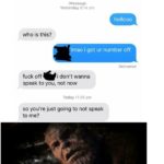 avengers-memes thanos text: iMessage Yesterday 8: 14 pm hellooo who is this? mao i got ur number off Delivered fuck off i don