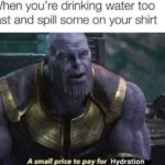 water-memes thanos text: hen you