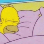 Meme Generator – Homer sleeping comfortably