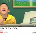 water-memes thanos text: KIDS REACT TO SODA Where