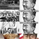 history-memes history text: JAPAN DURING WW2 LET