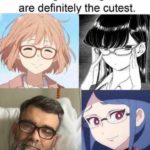 anime-memes anime text: Anime girls with glasses are definitely the cutest.  anime