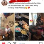 wholesome-memes cute text: y a just got deployed to Afghanistan, so this weekend we celebrated every holiday he