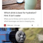 water-memes thanos text: Which drink is best for hydration? Hint: It isn