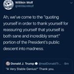 political-memes political text: Willikin Wolf @WillikinWolf Ah, we