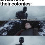 history-memes history text: France and their colonies: Britain and their colonies: Congratulations! You are being rescued! Please do not resist. Belgium and their colonies:  history