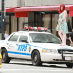 Woman peeing on police car vs meme template blank cops, pee, police, vs.