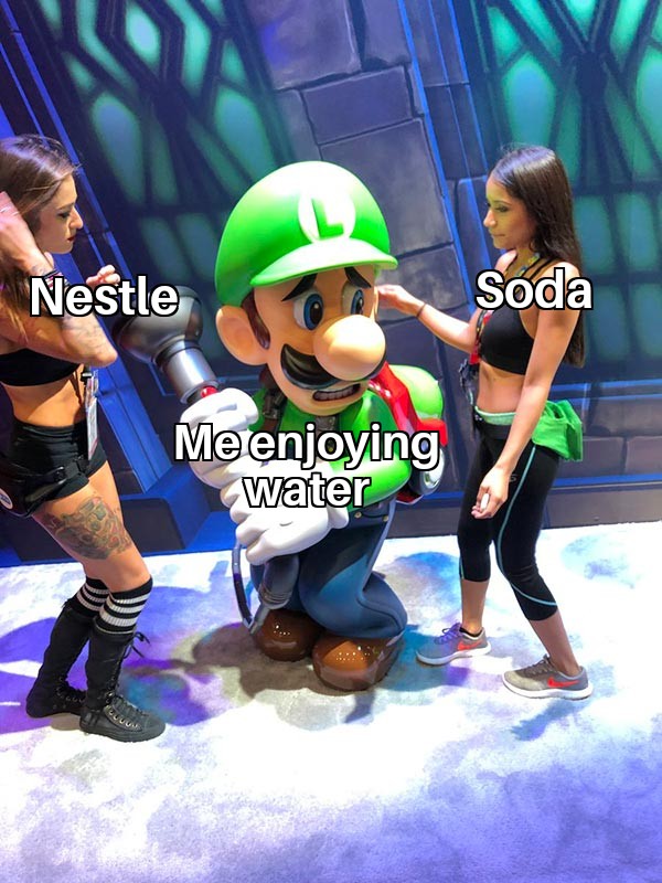 thanos water-memes thanos text: soa Merenjoying water 