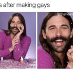 christian-memes christian text: Jesus after making gays  christian