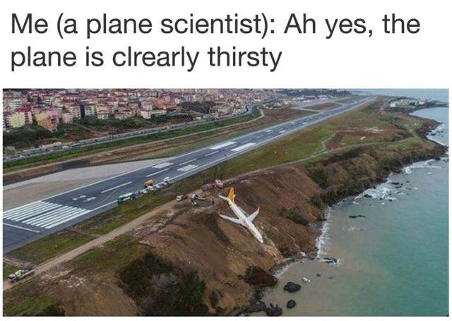thanos water-memes thanos text: Me (a plane scientist): Ah yes, the plane is clrearly thirsty 