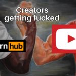 dank-memes cute text: Creators getting fucked Porn hub  Dank Meme