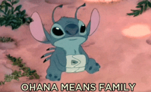 Ohana means family Movie meme template