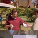 Ron Swanson I have a permit template  meme template blank Swanson, Permit