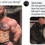 wholesome-memes black text: He slaps your mom, what you doing? Søren Falby I