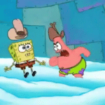 Patrick yelling at Spongebob Spongebob meme template blank