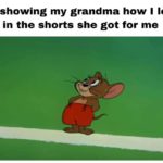 wholesome-memes cute text: Me showing my grandma how I look in the shorts she got for me  cute