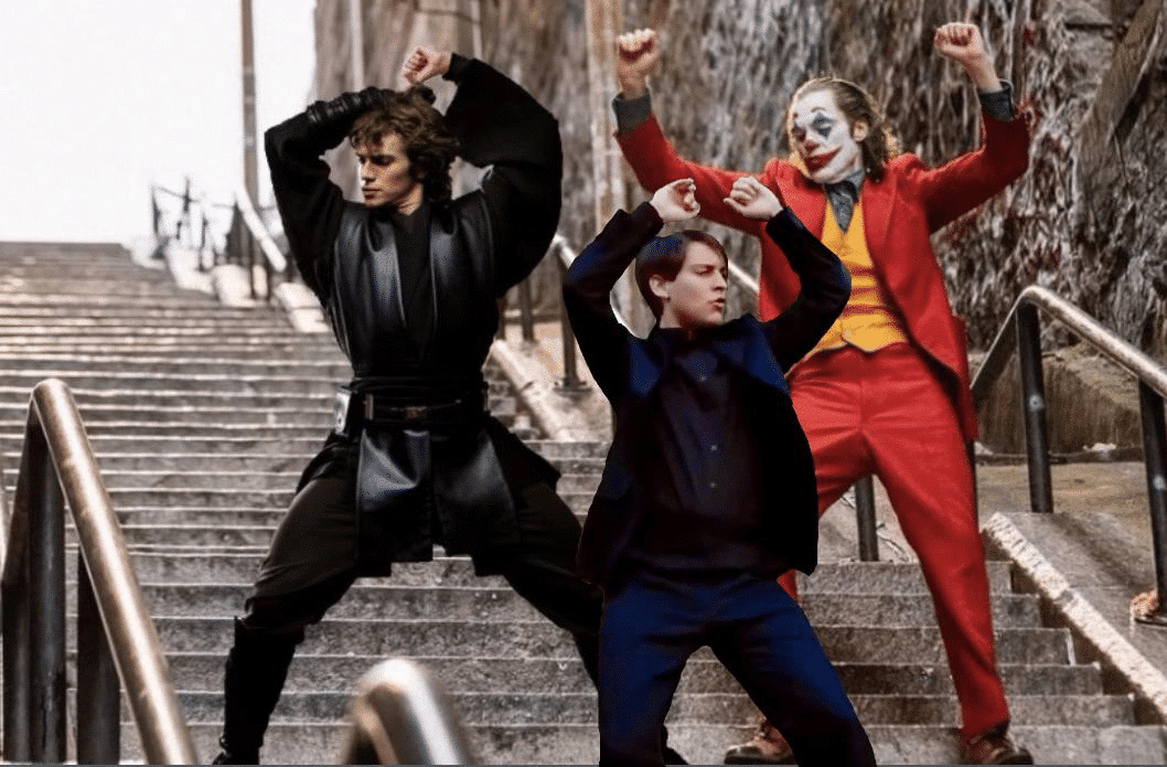 Meme Generator - Joker dancing with Anakin and Peter Parker - Newfa Stuff.