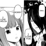 anime-memes anime text: IINOm SOQQY LOVE EMILIA LOVE YOU  anime