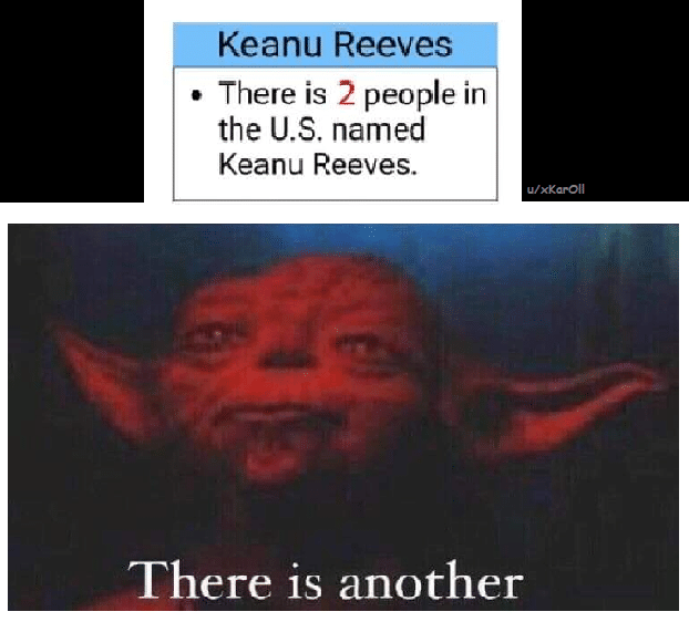 Dank Meme dank-memes cute text: eanu eeves • There is 2 people in the U.S. named Keanu Reeves. /xKaroll There is another 