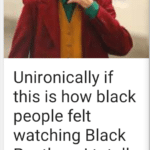 offensive-memes nsfw text: Unironically if this is how black people felt watching Black Panthers I totally get it now. 307R 331  nsfw