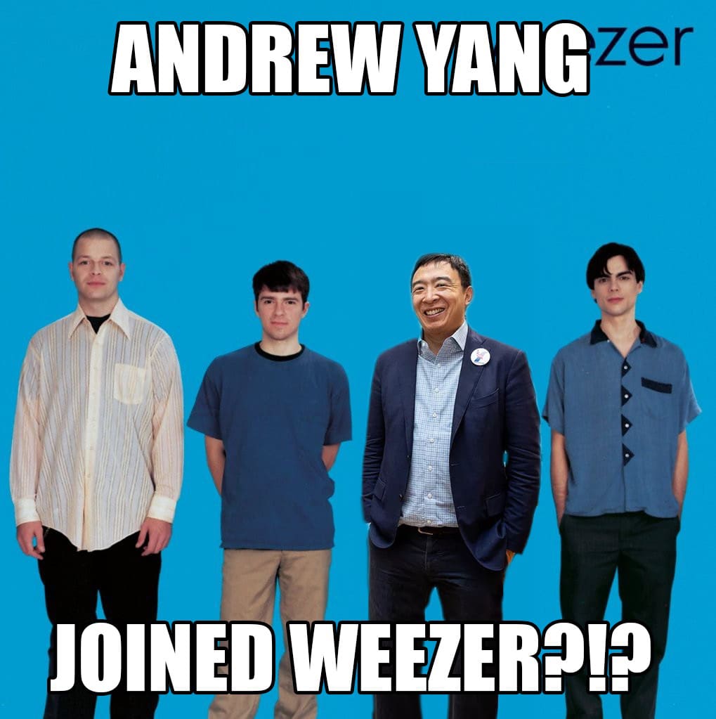 political yang-memes political text: ANDREW YANW zer 