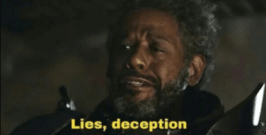 Lies, Deception Forest meme template