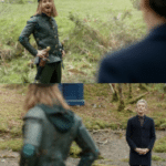 Robin Hood sees Dr Who TV meme template blank
