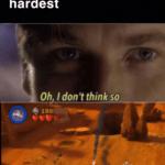star-wars-memes prequel-memes text: When people say the podracing level is the hardest Oh Idontthinkso  prequel-memes