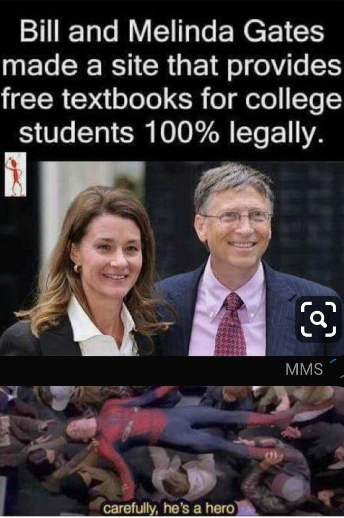 cute wholesome-memes cute text: Bill and Melinda Gates made a site that provides MMS carefully, he' a hero* 