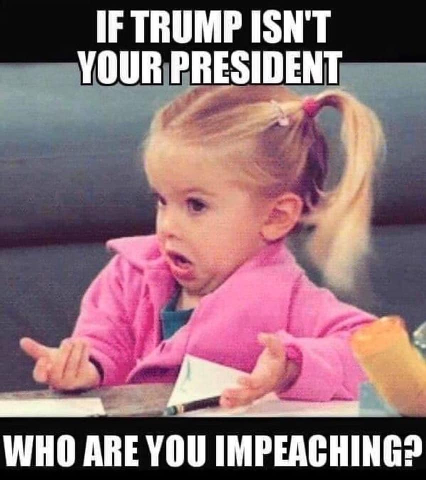 political political-memes political text: IF TRUMP ISN'T WHO ARE IMPEACHING? 