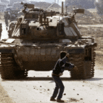 Throwing rock at tank  meme template blank military, israeli-palestinian conflict