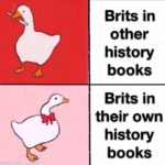 dank-memes cute text: Brits in other history books Brits in their own history books  Dank Meme
