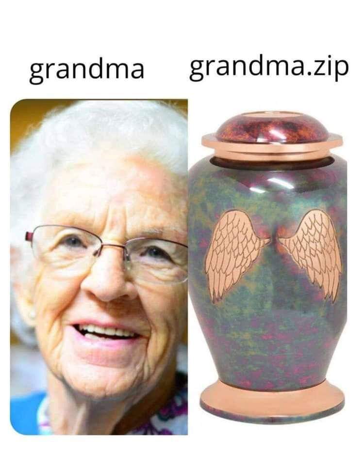 nsfw offensive-memes nsfw text: grandma grandma.zip 