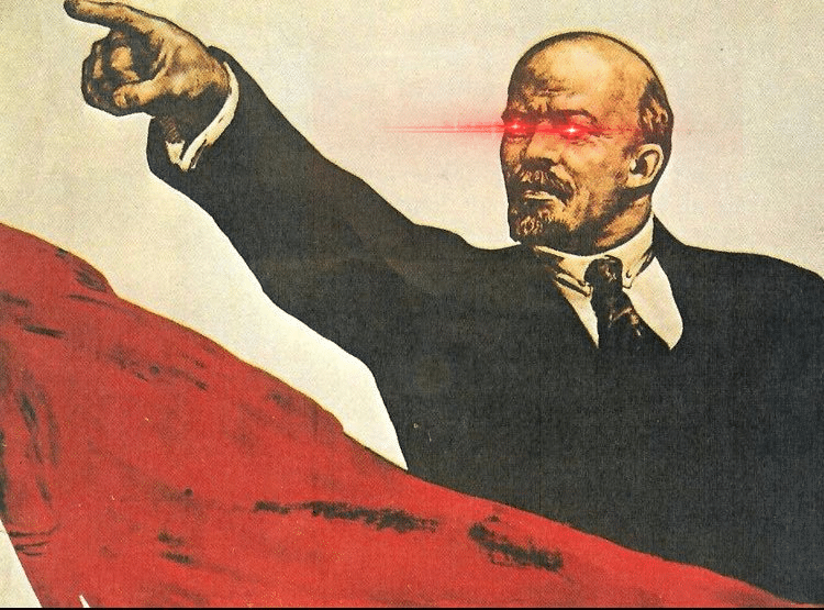 Meme Generator - Lenin laser eyes - Newfa Stuff