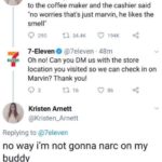 wholesome-memes cute text: Kristen Arnett @Kristen_Arnett • Id this morning at 7-eleven i saw a lizard next to the coffee maker and the cashier said "no worries that