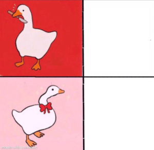 Untitled goose drake meme template Drake meme template