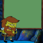 Spongebob in front of chalkboard Spongebob meme template blank  Board, Chalkboard, Spongebob, Holding Sign