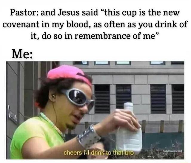 christian christian-memes christian text: Pastor: and Jesus said 