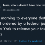 political-memes political text: Tasia, who is doesn