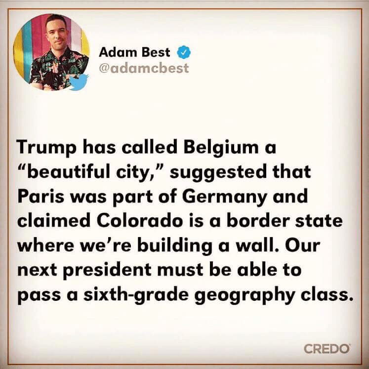 political political-memes political text: Adam Best @adamcbest Trump has called Belgium a 